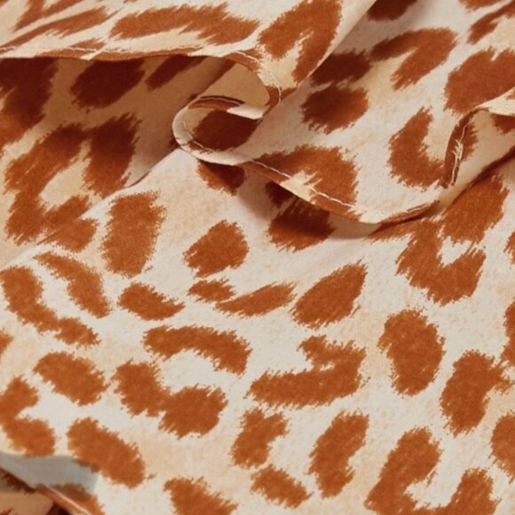 ULLA JOHNSON Viola gown tiered layered cheetah size 2 leopard dress - Picture 13 of 13